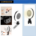 Lereach Selfie Ring Light 9-level Dimming For White Light / Natural Light / Warm Light Universal Rotation Multi Port Suitable For Beauty Fill Light Support Camera Selfie Stick Bracket Install. 
