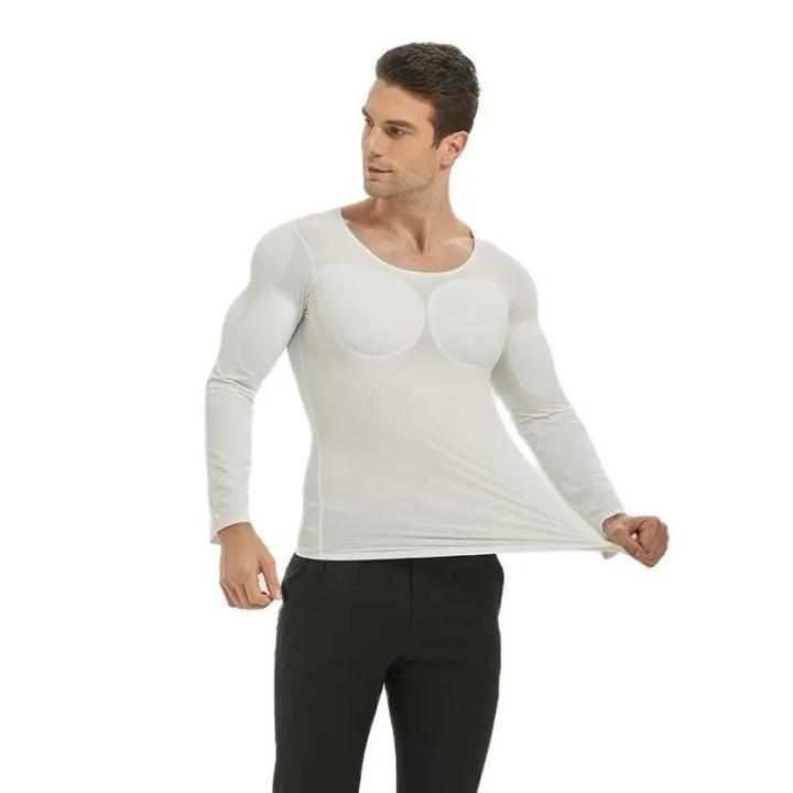 50%25%20discount%203D%20Muscle%20T-Shirt%20Man%20Cosplay%20Arm%20Chest%20Underwear%20Party%20Body%20Shaper%20Invisible%20Abdominal%20Pad%20Corset%20Top%20Undershirts%20Ruiqir%20Super%20Store%20-%20Image%204