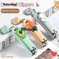 Difutagui Mini cute nail clippers Nail clippers Children's household Luxury pliers single pack cartoon creative folding nail scissors. 