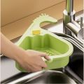 2pcs Durable Punch-free Sink Drain Basket Creative Triangular Multi-functional Pool Detachable Quickly Drain Plastic Water Filter Rack Food Peel. 