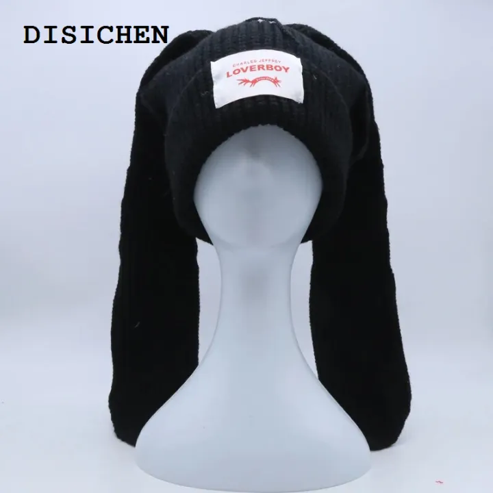DISICHEN%20Portable%202023%20new%20Long%20Ear%20Hat%20Skullies%20Beanie%20Cute%20Bunny%20Hat%20Rabbit%20Ears%20Hats%20Crochet%20Knitted%20Hat%20For%20Women%20Winter%20Warm%20Hats%20Caps%20-%20Image%208