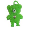 Smiley Face Teddy Bear Puffer with Sensory Light. 