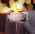 Floating No Electricity Needed Artificial LED Light Diya with Water Sensor Best for Diwali Home Decoration (White Colour) Set of12. 
