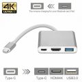 Original 3 in Type C To USB 3.0 Hub Hdmi with Type-C. 