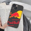 Fashion Red Bull Logo Phone Case For Apple iPhone 15 14 13 12 11 SE XS XR X 7 8 6 mini Plus Pro MAX Soft Black Cover. 