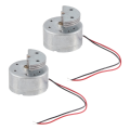 JAERBEE 2Pcs Mini Vibration Motor 3500RPM DC 1.5-6V for Game Joystick. 