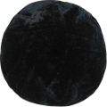 Solid Afghani Velvet Black Topi Muslim Namaz Prayer Cap For Men. 