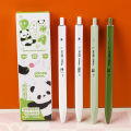 1/4Pcs Creative Cute Cartoon Panda Gradient Color Gel Pen Kawaii Student Stationery 0.5mm Black Ink Pen School Office Supplies Mushen. 