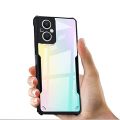 Case for Oppo Reno 7z 5G - Transparent Polycarbonate Soft Bumper Mobile Back Cover. 