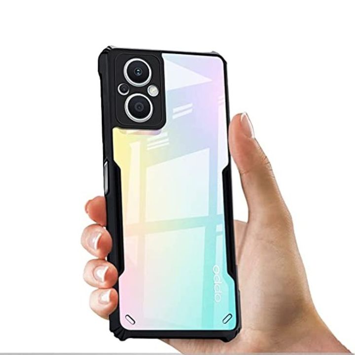 Case for Oppo Reno 7z 5G - Transparent Polycarbonate Soft Bumper Mobile Back Cover
