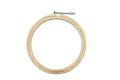 Wooden Embroidery Hoop Ring Frame Adjustable Handy Sewing Circle for Needle Art & Design (Set of 3 : Size 6 INCH). 