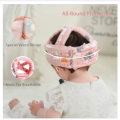 Baby Head Protector With Lace Lock Cushion Bumper Head Guard Safety Fabric Helmets. 