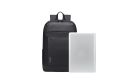 Everesco Eveo Luxe Black Laptop Backpack. 