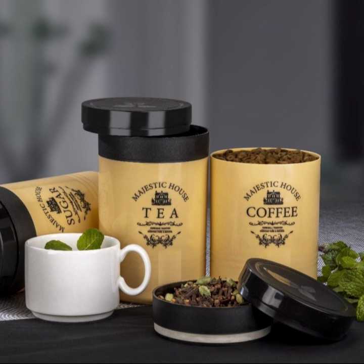 800 ml 3pcs Tea Sugar Coffee Cup Container Set By Hajurko Online