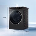 Haier 8 kg 5 Star Inverter Fully Automatic Front Load Washing Machine (HW80-IM12929CBK, Anti Bacterial Technology, Black). 