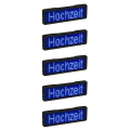 5X Bluetooth LED Name Badge Rechargeable Light Sign DIY Programmable Scrolling Message Board Display LED,Type 5. 