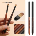 DISICHEN New 1PC Acrylic Nail Brush Pen for Powder Manicure Round Wood Handle Gel Builder Brushes Tools. 