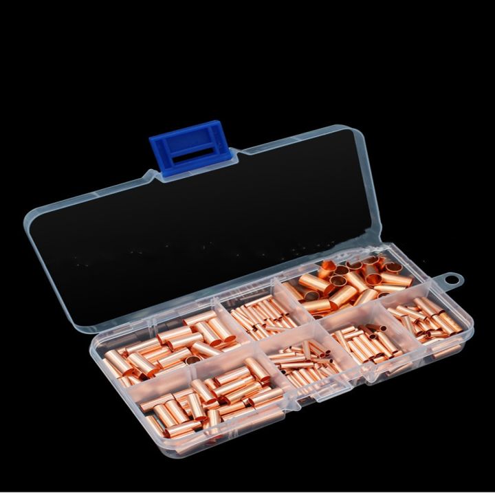 250Pcs%20GT%20Copper%20Connecting%20Pipe%20Wire%20Joint%20Small%20Copper%20Tube%20Terminal%20Cable%20Lug%20Bootlace%20Ferrule%20Accessories%20Parts%20-%20Image%206