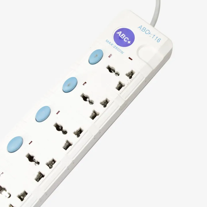 ABC+%20Extension%20Cord%20Of%20%206%20Power%20Socket%20With%203m%20Cable%20116%202500W%20-%20Image%204
