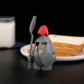 Boiled Egg Cup Holder with A Spoon Fork Included - Knight Design - Kitchen Utensil Decor,Order of the Knights Easy Install Easy to Use. 