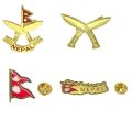 Nepal Flag Badge For Coat Shirt And Cap. 