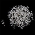 fasdaga 300 Pcs Push Pin Thumb Clear Color 3/8inch Drawing Cork Board Office Pushpin. 