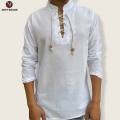 Laced Up Kurta Shirt For Men. 