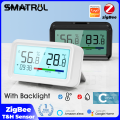 Wenefang Zigbee Weather Station Digital Thermometer Room Tuya Smart Hygrometer High Quality Electronic Table Clock Temperature And Humidity Sensor. 