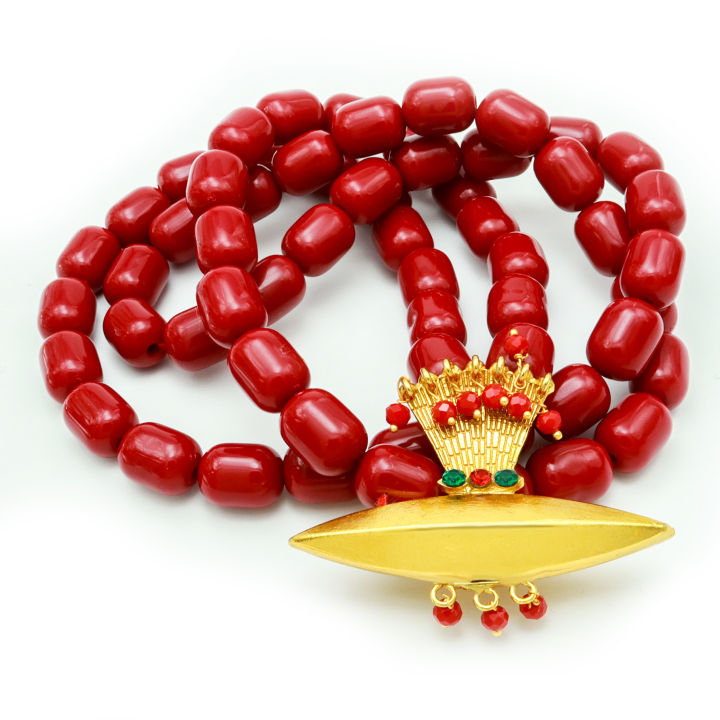 Traditional%20Gold%20Plated%20Panchadhatu%20Taayou%20With%20Mala%20For%20Women%20-%20Image%202