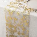 Certiou Table Runner Decor Sparkling Sequin Table Runner for Home Party Decoration Fine Craftsmanship Bronzing Table Cloth Glittery for Table. 