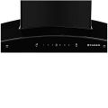 FABER CREST 3D IND HC SC BK 90 Cm 1200m3/hr Ducted Auto Clean Wall Mounted Chimney with Touch Control (Black). 