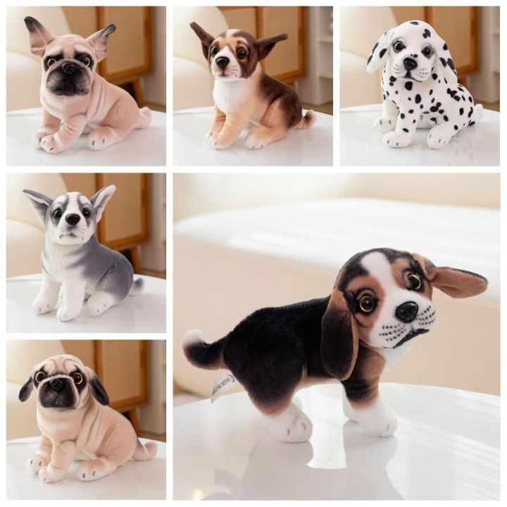 Delicate Stuffed Animal Dog Plush Toys Puppy Husky Chihuahua Stuffed ...