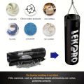 LEKARO  Black Color  Boxing Punching Bag | Boxing Bag Unfilled | Bag Only | Punching Bag only | Hanging Punching Bag Boxing Bag 4 feet 5 feet 6feet. 