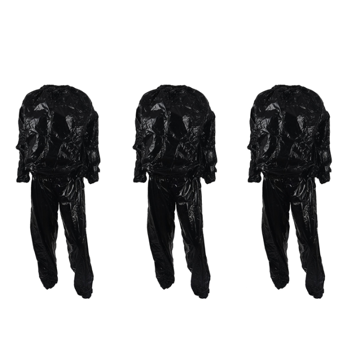 3X Heavy Duty Fitness Weight Loss Sweat Sauna Suit Exercise Gym