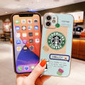 AnDyH Casing For Xiaomi Redmi Note 11 Pro 4G 5G Case Fashion Starbucks Label Full Cover Camera Protection Sofr Rubber Casess. 