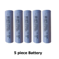 Lithium 18650 Battery 3.7 volt 5 piece. 