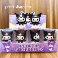 Stationery student glue stick doll soft Kuromi pencil sharpener 16 pieces stitch HelloKitty Melody cute kawaii glue stick handmade. 