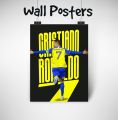 Cristiano Ronaldo - Al Nassr Celebration | Exclusive Release | Wall Posters to Decor your Room | A4 Size | Wall Posters Collection. 
