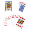 Bizzy New 54 pieces/set 56x86mm Grey Core Paper Poker King Deck Playing Cards Magic Tool Party Table Game Red Blue. 