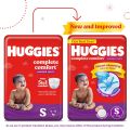 Huggies Wonder Pants (S) 112 pcs Size (4-8 Kgs) Baby Diaper Pants| Complete Comfort India's Fastest Absorbing Diaper with upto 4x faster absorption. 