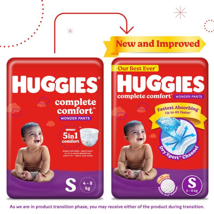 Huggies%20Wonder%20Pants%20(S)%20112%20pcs%20Size%20(4-8%20Kgs)%20Baby%20Diaper%20Pants%7C%20Complete%20Comfort%20India's%20Fastest%20Absorbing%20Diaper%20with%20upto%204x%20faster%20absorption%20-%20Image%203