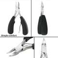 Anti-rust Nail Clipper Thick Ingrown Toe Nails Scissor Stainless Steel Pliers Foot Clippers Short Cuticle Professional. 