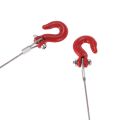 1/10 RC car Crawler Steel Tow Rope with Hooks for SCX10 Wraith Axial D90 Toy parts. 