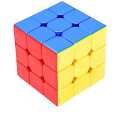 Storio Cubes 3x3 High Speed Sticker Less Magic Puzzle Cube Game Toy. 