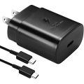 Genuine Samsung 25W Fast Charging Adapter- with USB-C to USB-C Cable. 