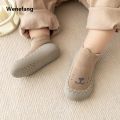 Wenefang Baby Socks Shoes Infant Cute Cartoon Kids Boy Shoes Soft Rubber Sole Luxury Child Floor Sneaker BeBe Booties Toddler Girls First Walker. 