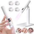High Quality Portable UV LED Nail Lamp Fast Curing LED Display Nail Dryer Lamp with Stand with Silicone Nail 2 Modes Nail Dryer Machine Gel Nails Application. 