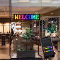 Ktteay Programmable Led Sign Scrolling Message Led Shop Signs Flexible Digital Display Board DIY App Control Led Matrix Panel,B. 