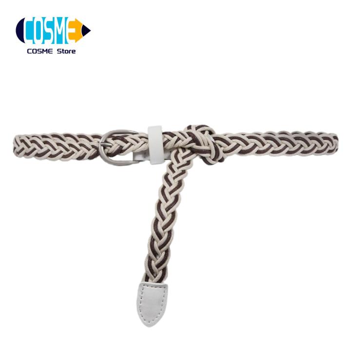 Cosme%20Girls%20Waistband%20Retro%20Solid%20Color%20Korean%20Style%20Dress%20Belt%20-%20Image%202