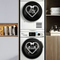 Apartment Art Washing Machine Symbol Home Decor Ornaments Washer Dryer Sign Quotes Laundry Room Decal Wall Sticker. 